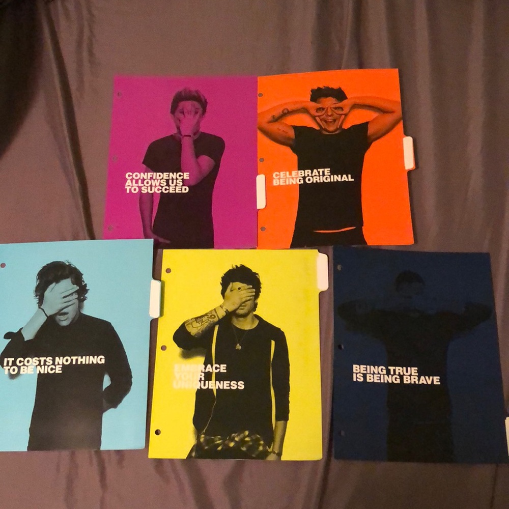 COPY -One Direction Binder Tab Dividers